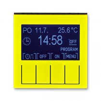 hodiny spínací programovatelné LEVIT 3292H-A20301 64 žlutá/kouřová černá